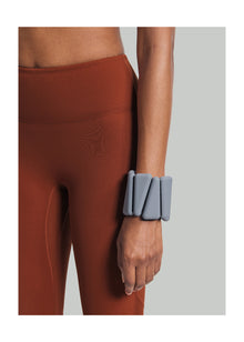 High-Waisted Impact Mesh Leggings | Rust Brown