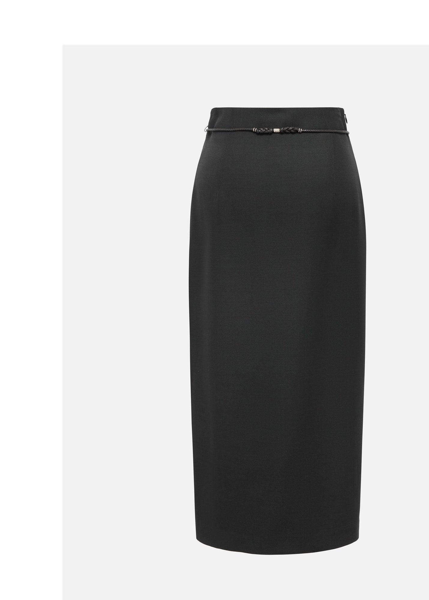 High-Waisted Maxi Skirt | Black
