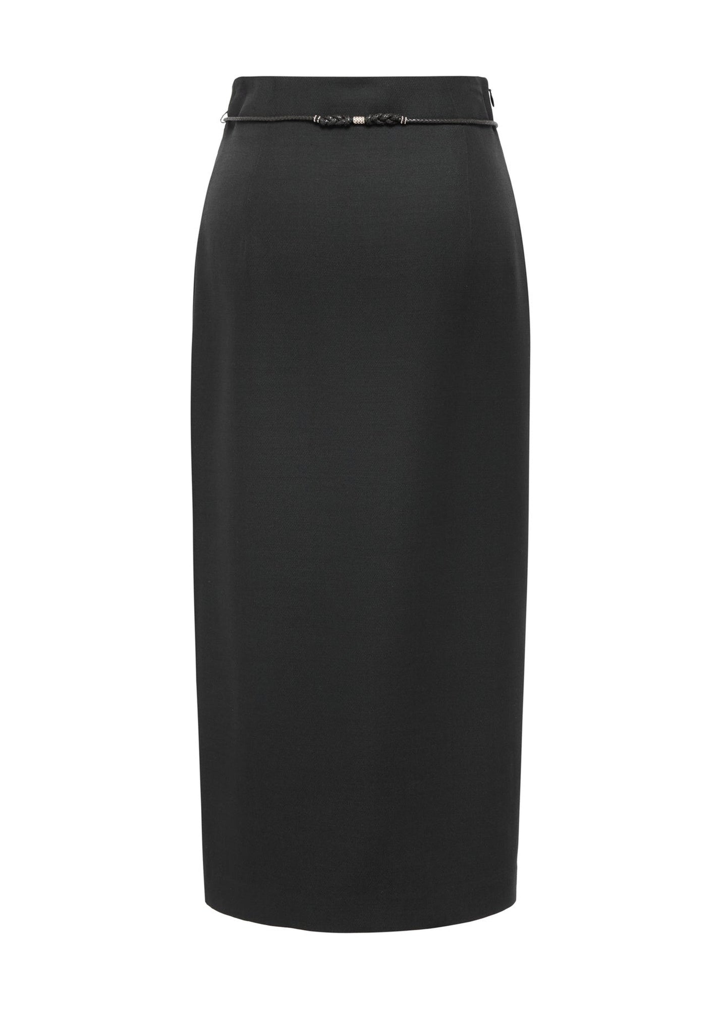 High-Waisted Maxi Skirt | Black