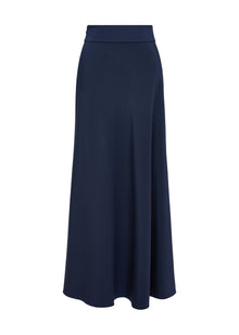High-Waisted Maxi Skirt | Navy