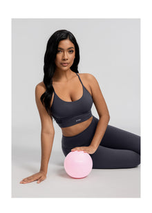 High-Waisted Stretch Performance Leggings | Charcoal