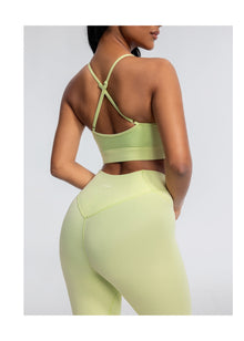 High-Waisted Stretch Performance Leggings | Cool Matcha