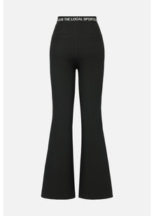 High-Waisted Wide-Leg Trouser | Black