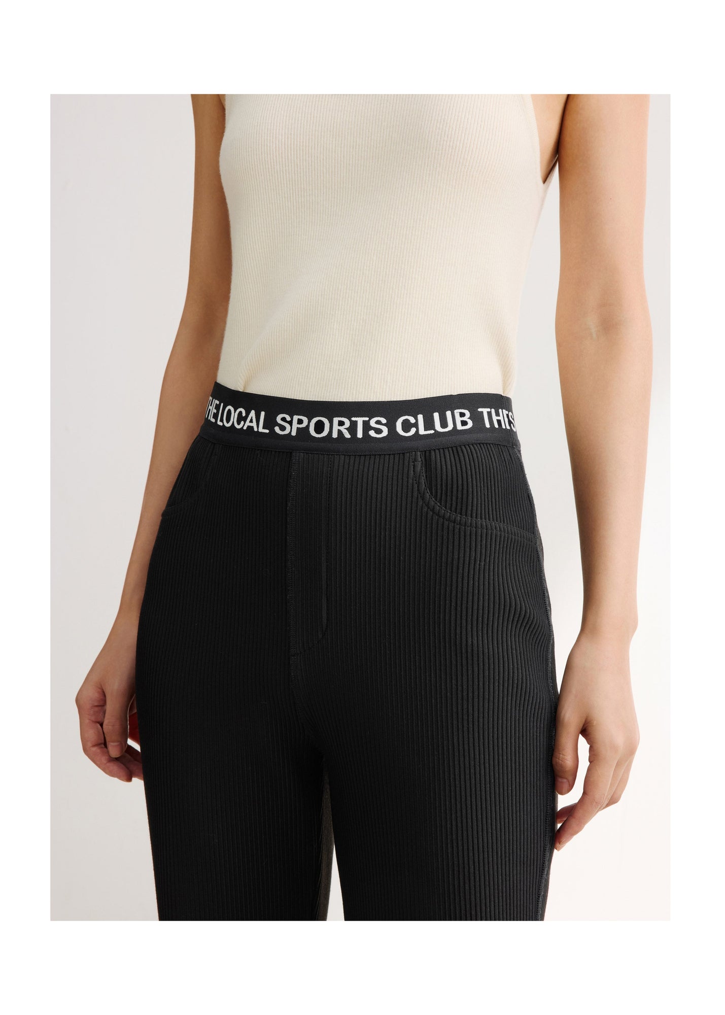 High-Waisted Wide-Leg Trouser | Black