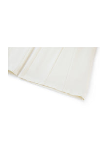 High-Waisted Wide-Leg Trouser | White