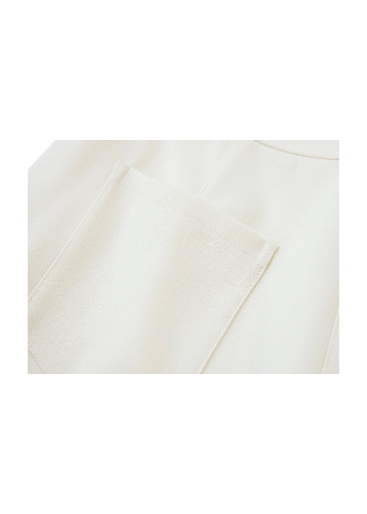 High-Waisted Wide-Leg Trouser | White