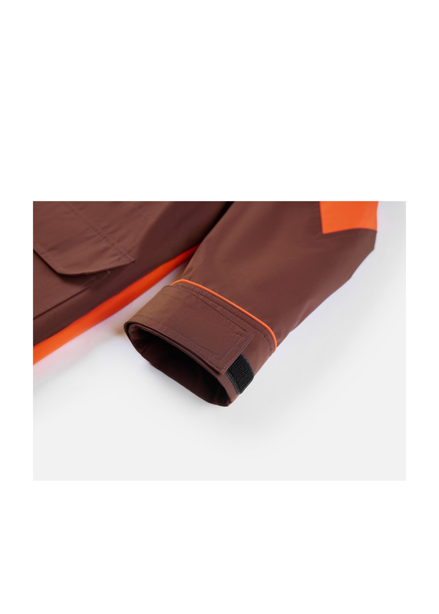 Hooded Jacket | Orange/Brown