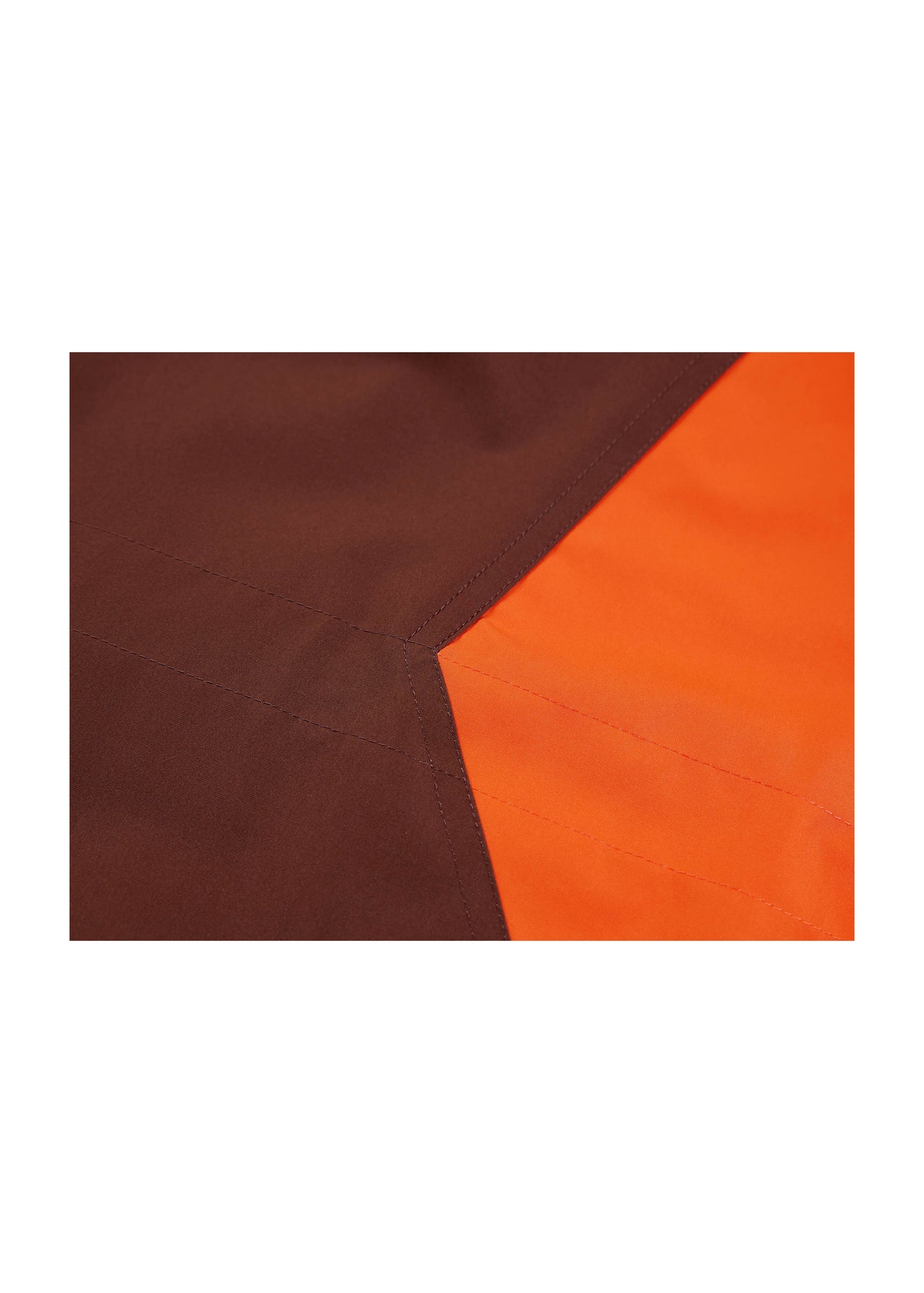 Hooded Jacket | Orange/Brown