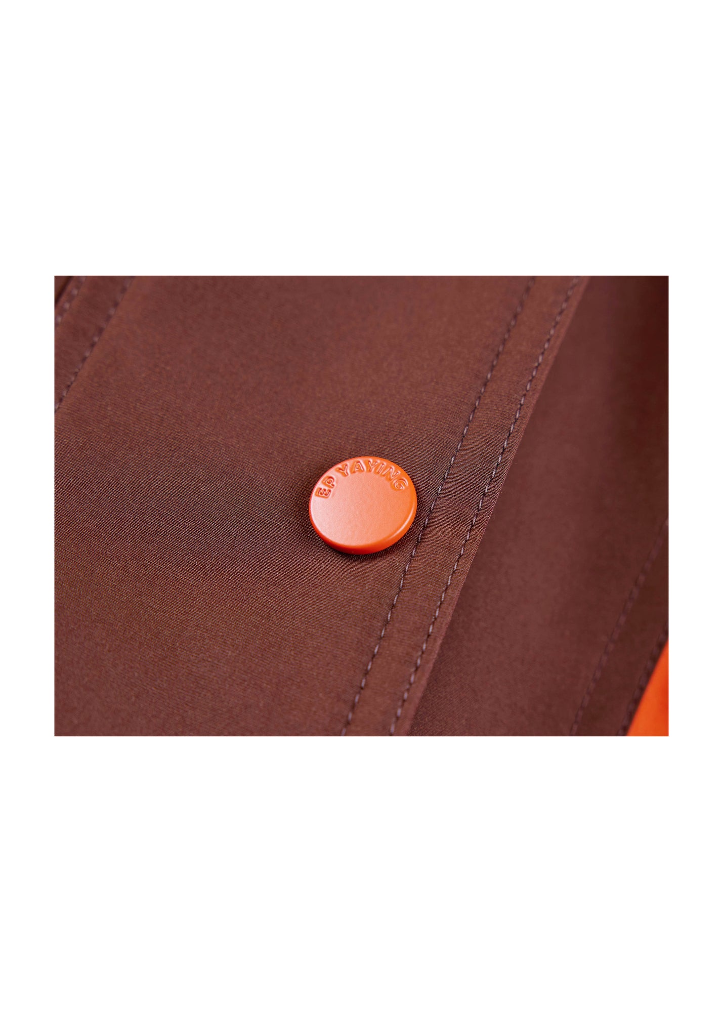 Hooded Jacket | Orange/Brown