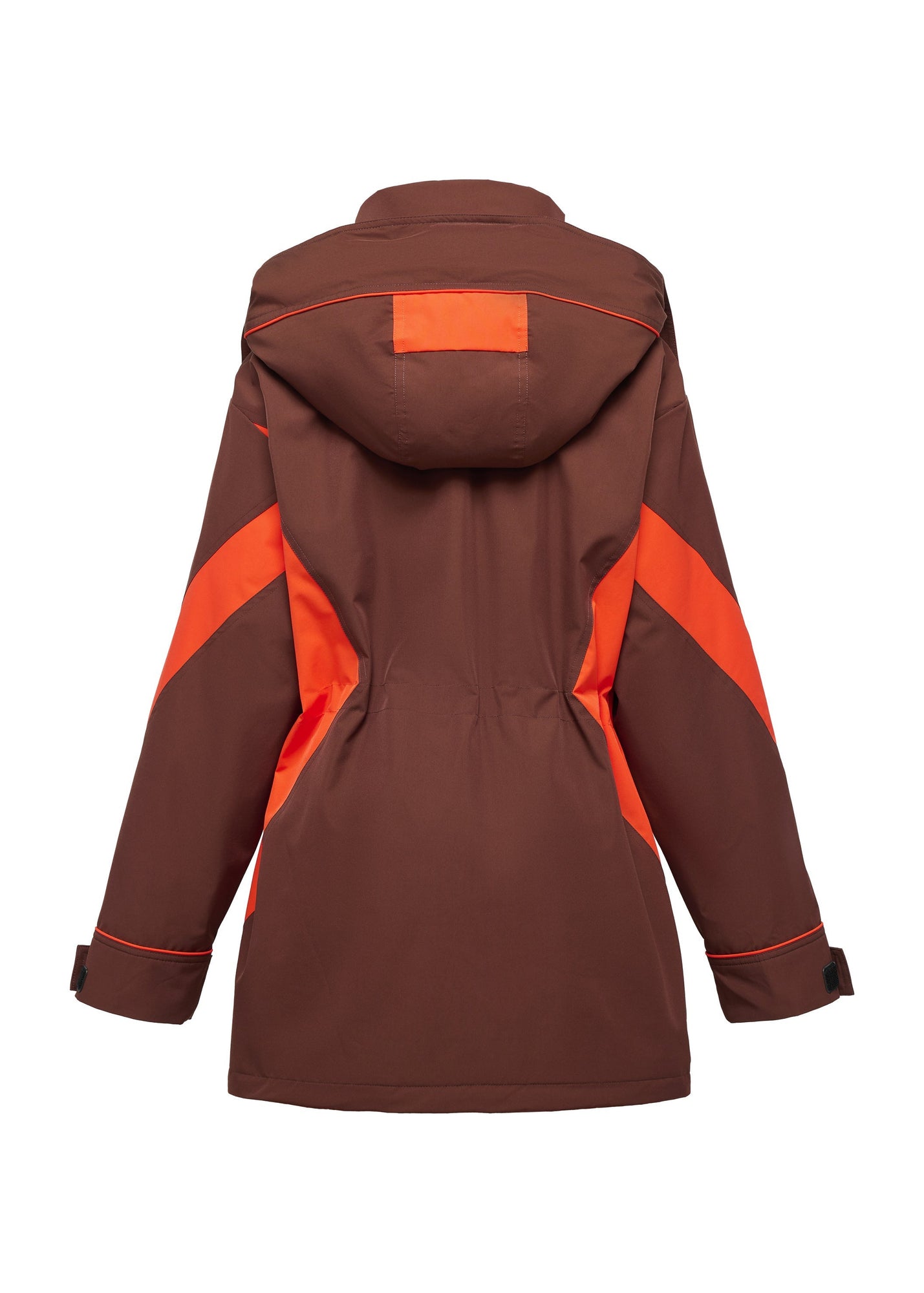 Hooded Jacket | Orange/Brown