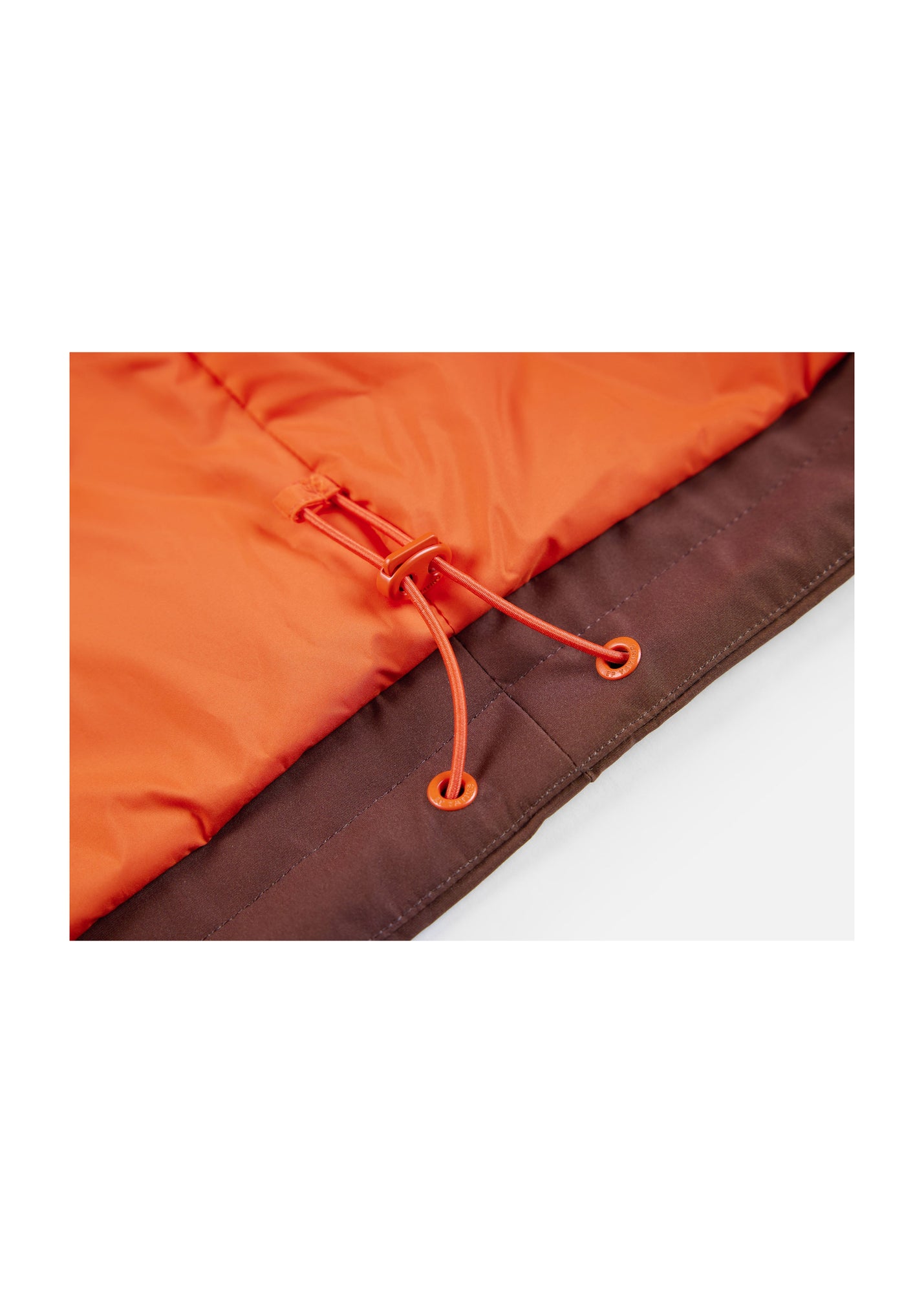 Hooded Jacket | Orange/Brown