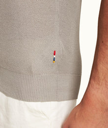 Horton Pique Tailored Fit Pique Stitch Mercerised Cotton Polo Shirt | Cinder