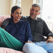 Modal French Terry House Hoodie | Gray/Black