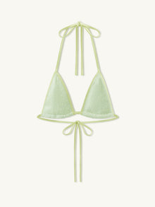 Lio Bikini Top | Sage Sequin