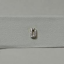 Pave Number Stud | 14K Yellow Gold | 0.03 CTW White Diamond