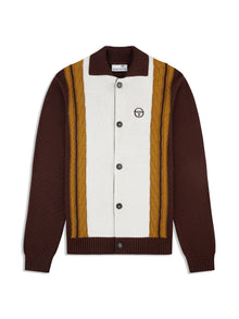 Men | Bruni Knit Cardigan | Bitter Chocolate