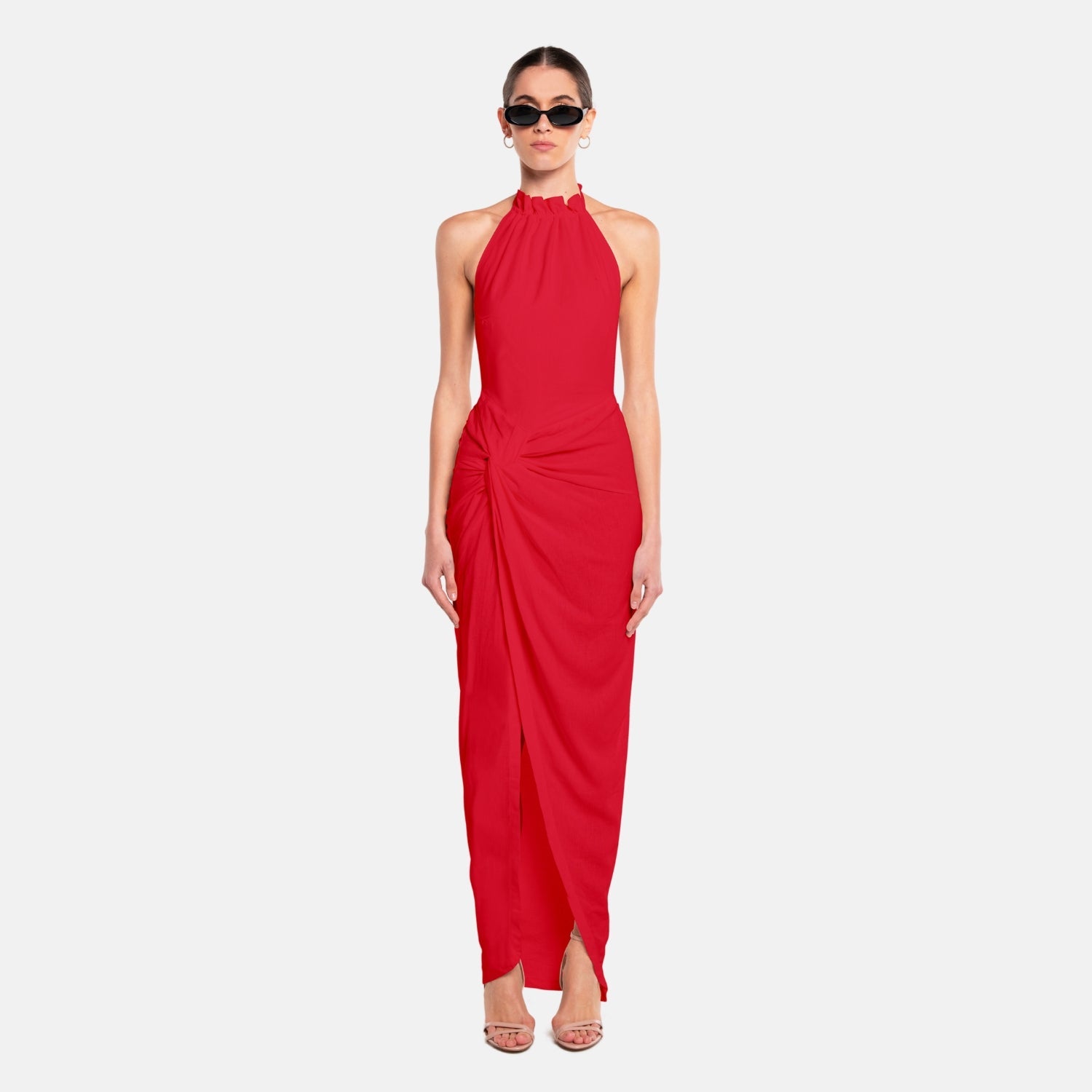 OW Collection Isla Dress | Cherry Red