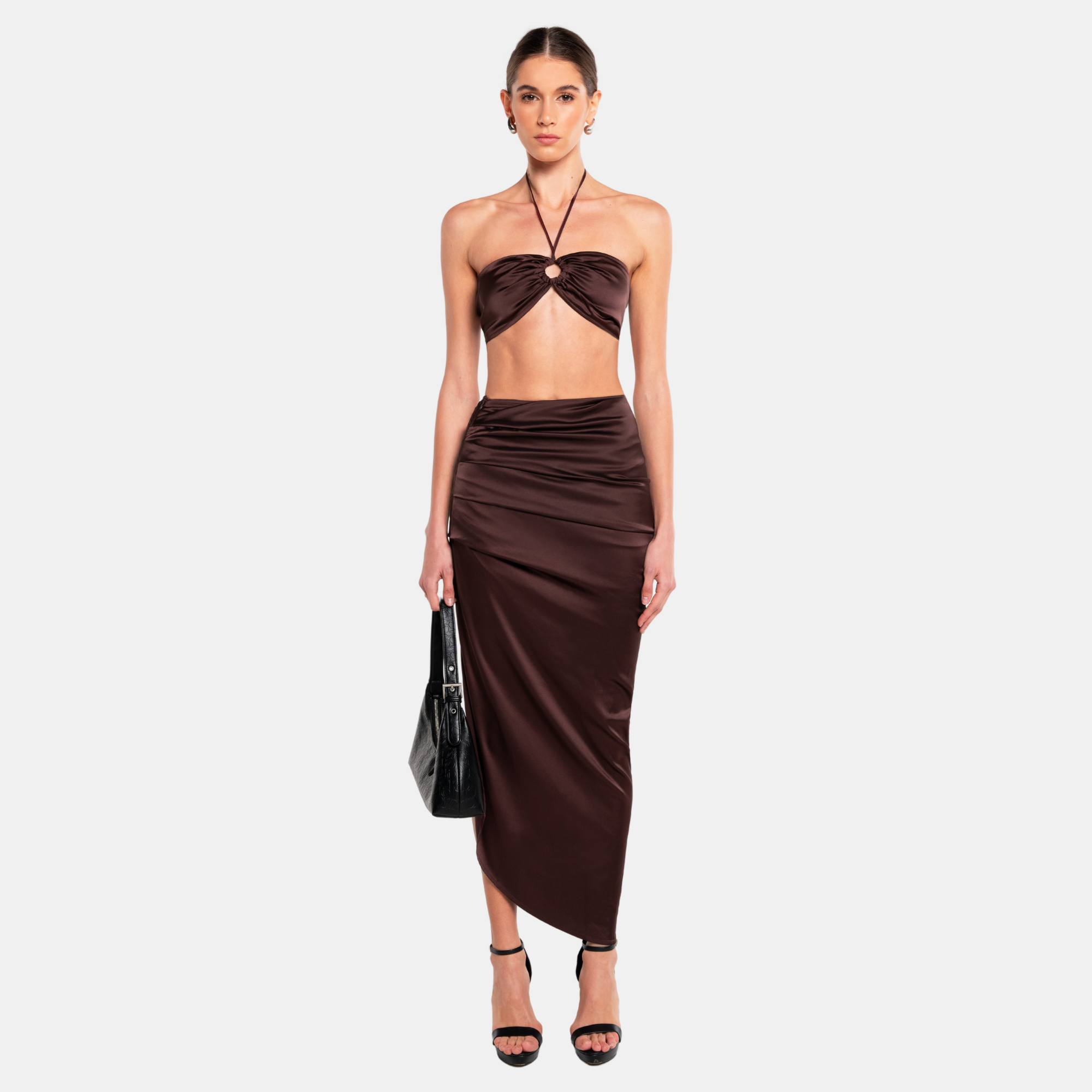 OW Collection Izzy Skirt | Cappuccino