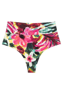 Full Coverage High Rise Bikini Bottom | Isla Floral