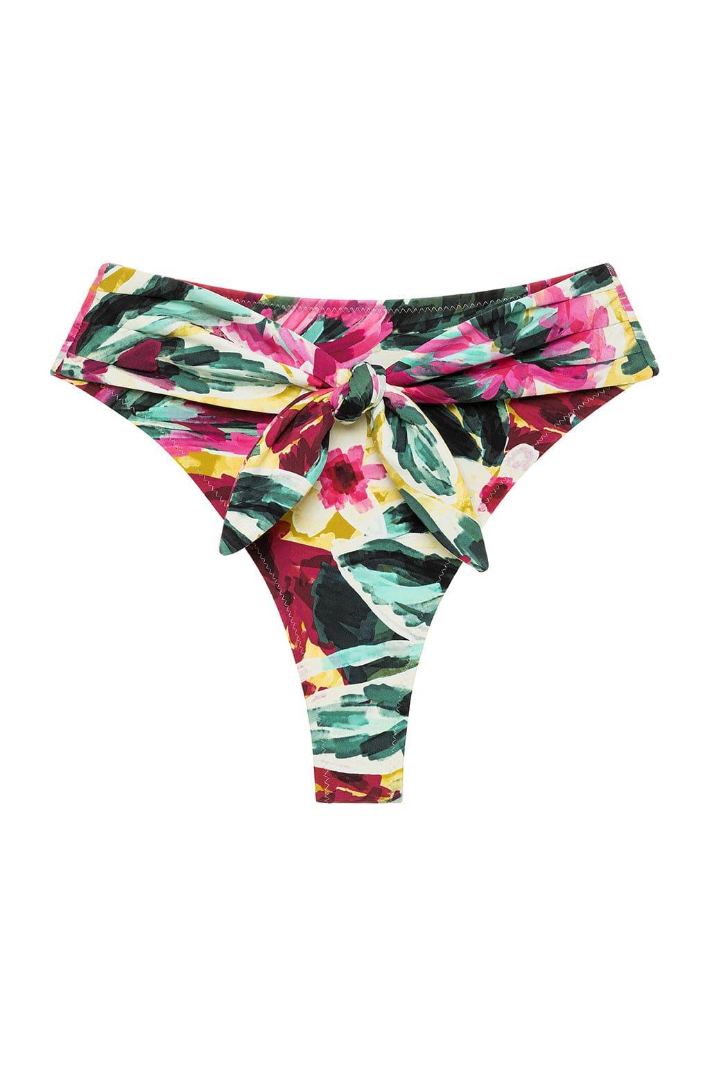 Paula Tie Up Bikini Bottom | Isla Floral
