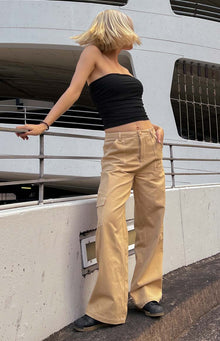 Iva Cargo Pants | Beige