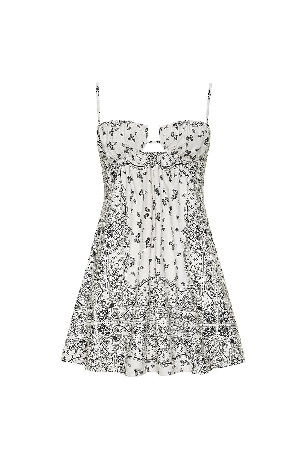 Petal Short Slip Dress | Ivy Bandana