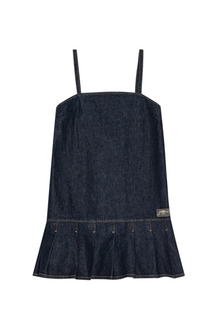 Denim Strap Mini Dress | Rinse