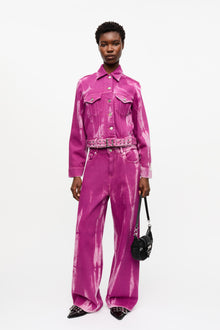 Overdyed Denim Jacket | Boysenberry