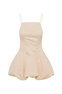 Jake Satin Mini Dress | Champagne