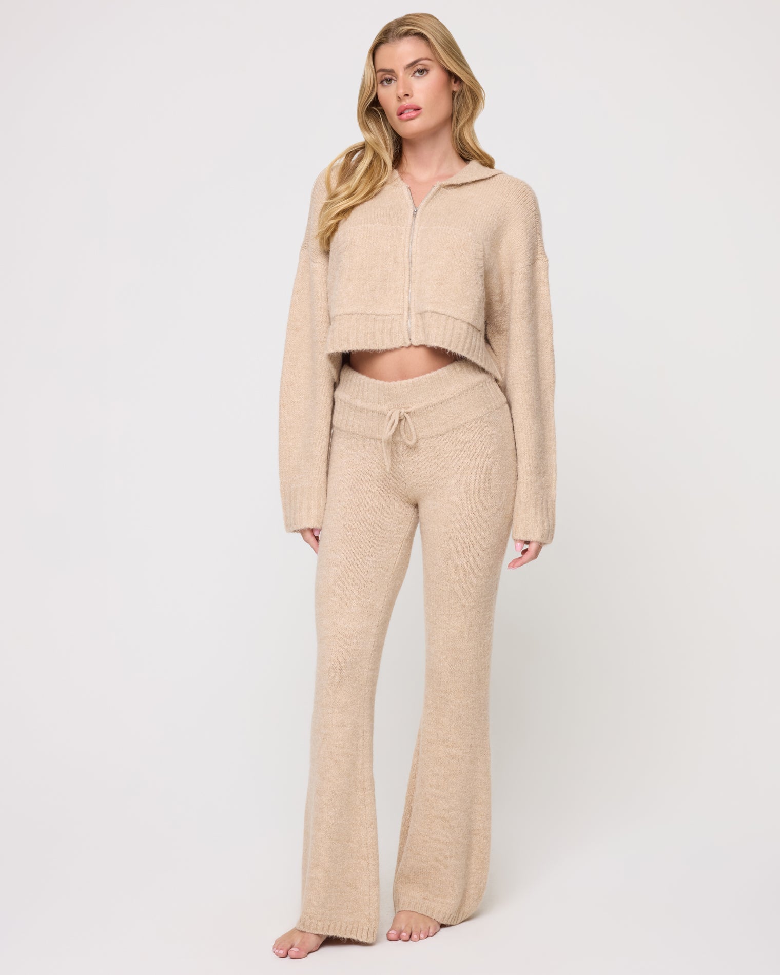 Jet Set Hoodie | Heather Oatmeal