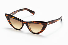 Womens | Jolie Sunglass | Brown Swirl - White Gold | Dark Brown Gradient