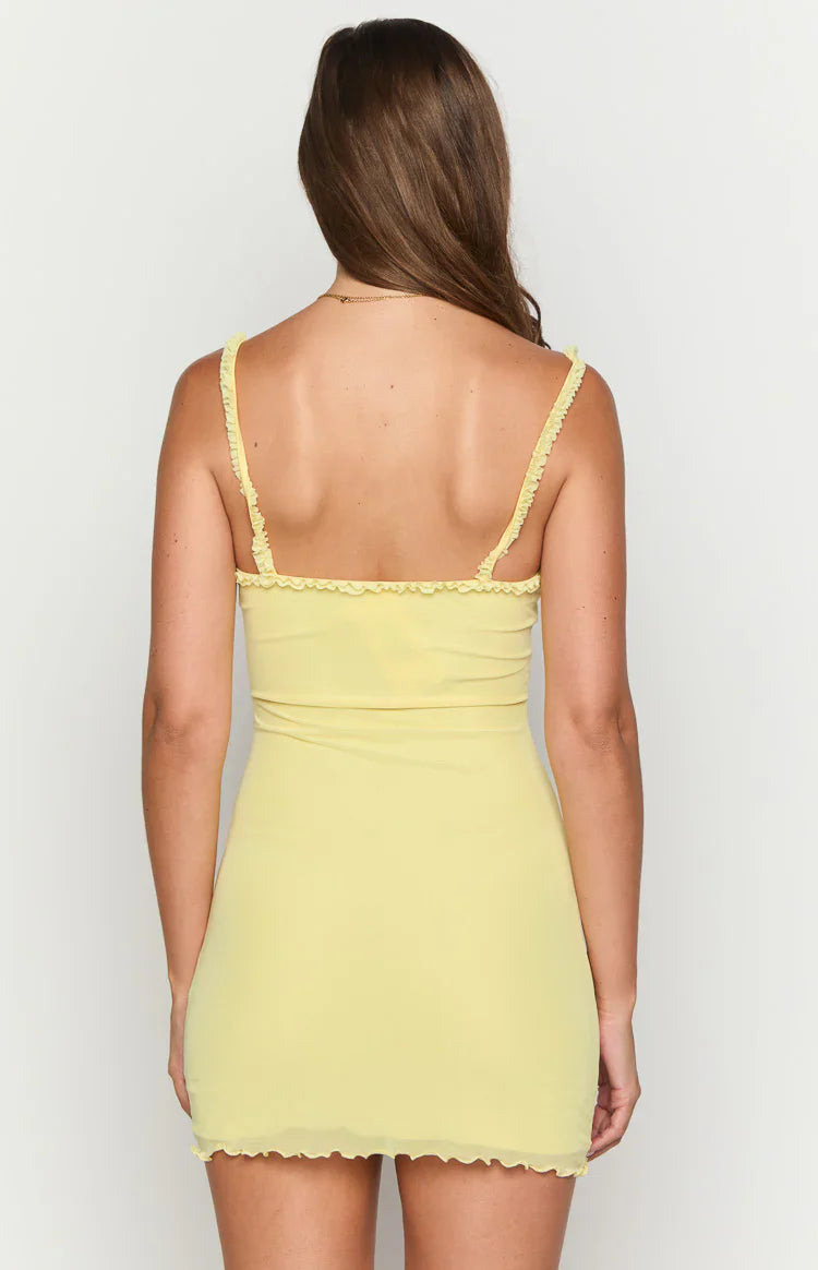 Jorja Mini Dress | Yellow
