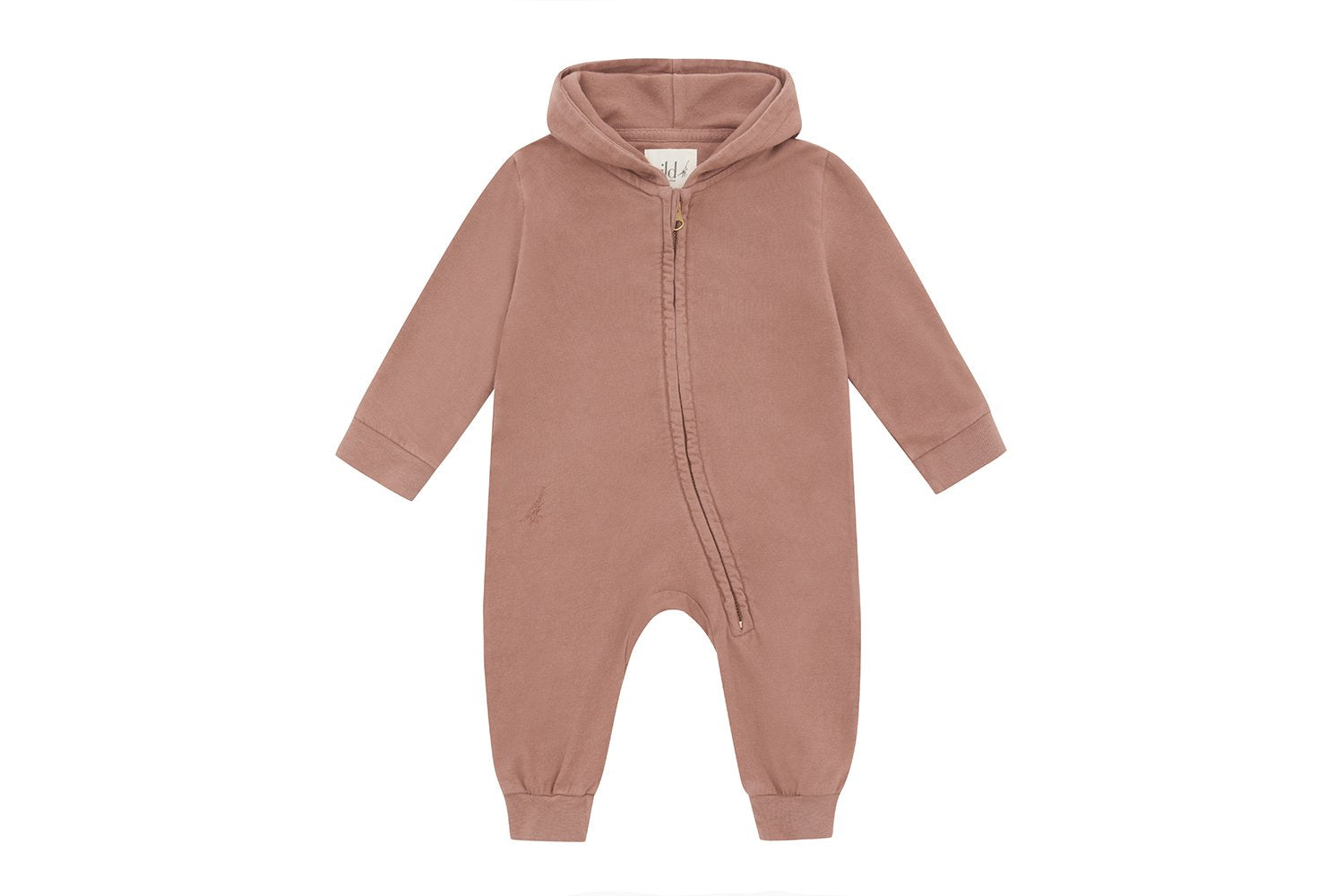 Organic Cotton Jumpsuit | Clay Pink - Beetroot Plant Dye