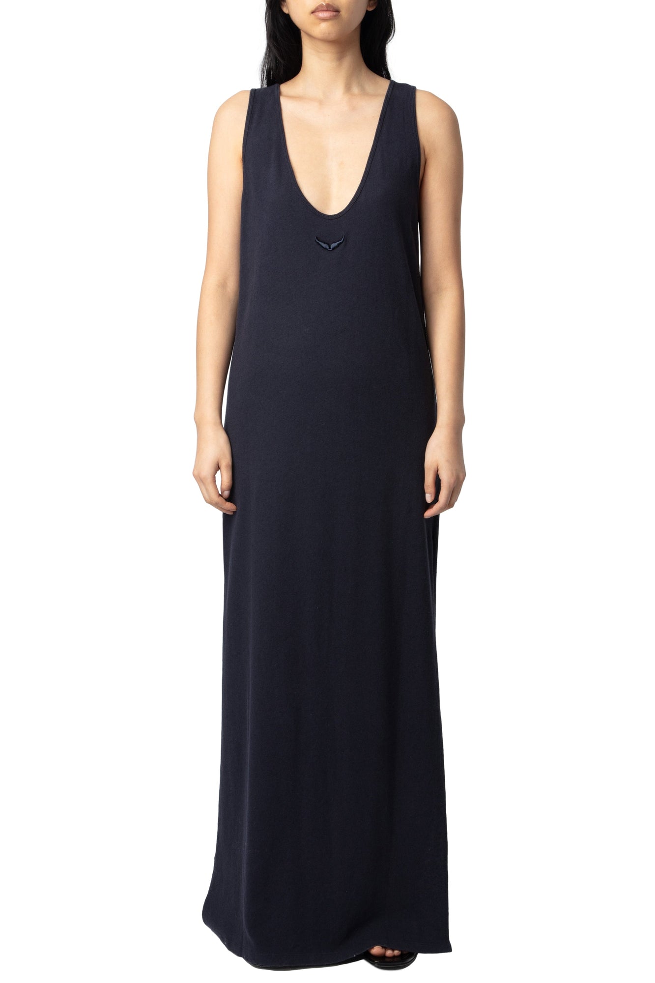 Deva Lin Lave Wings Dress | Navy Blue