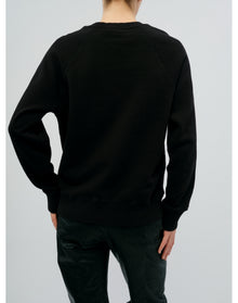 Upper Mo Rain Strass Heart Sweatshirt | Black