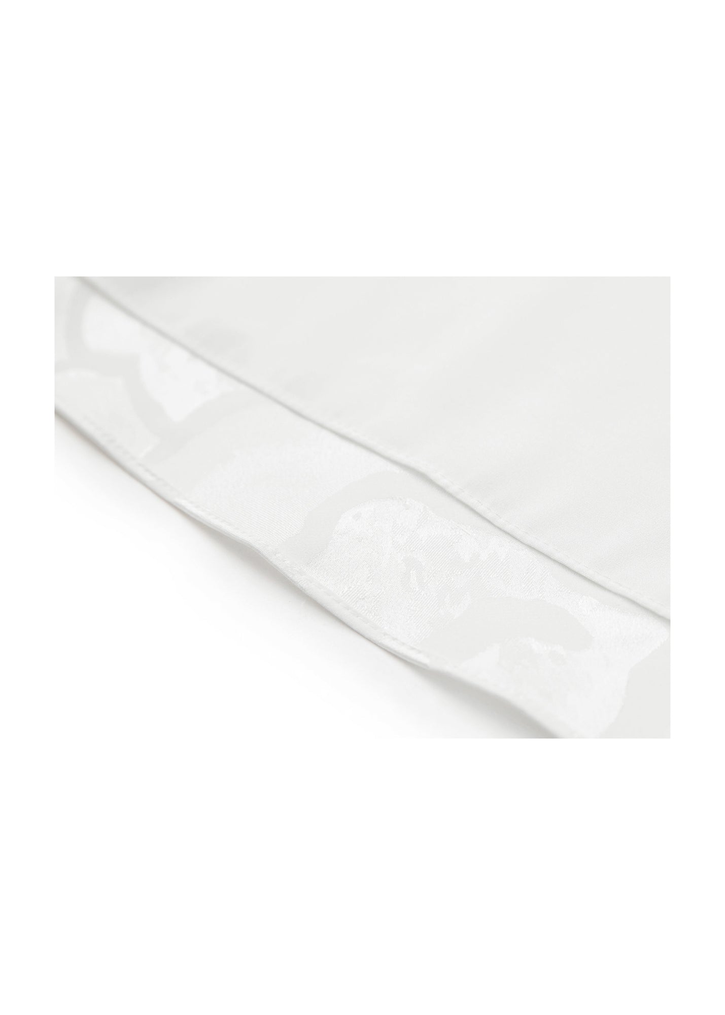 Jacquard Midi Skirt | White