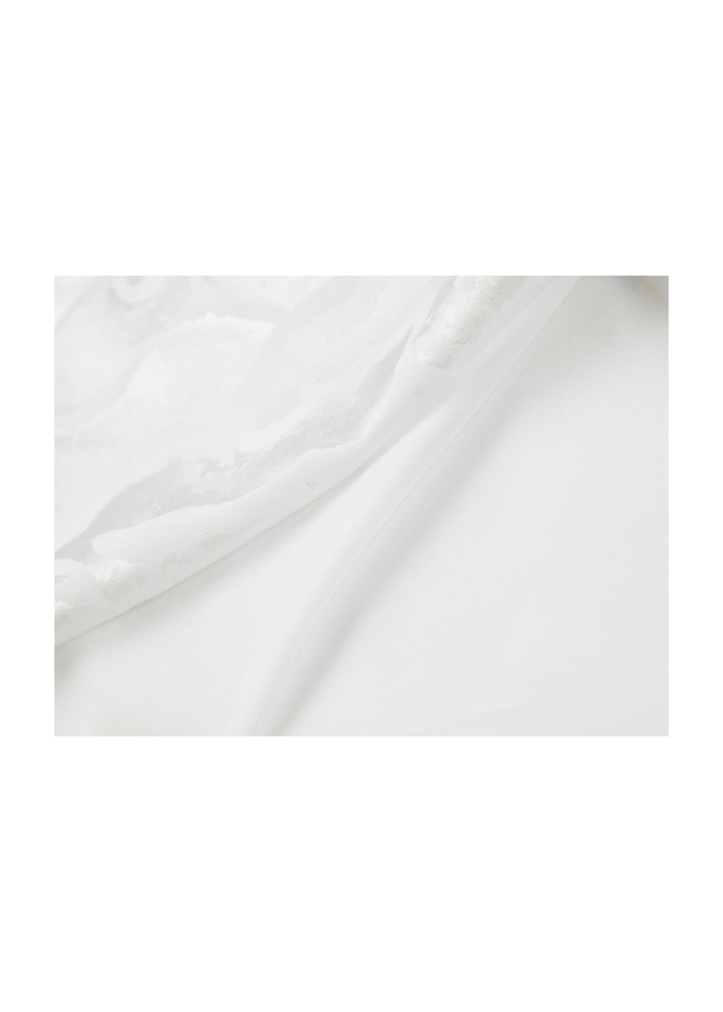 Jacquard Midi Skirt | White