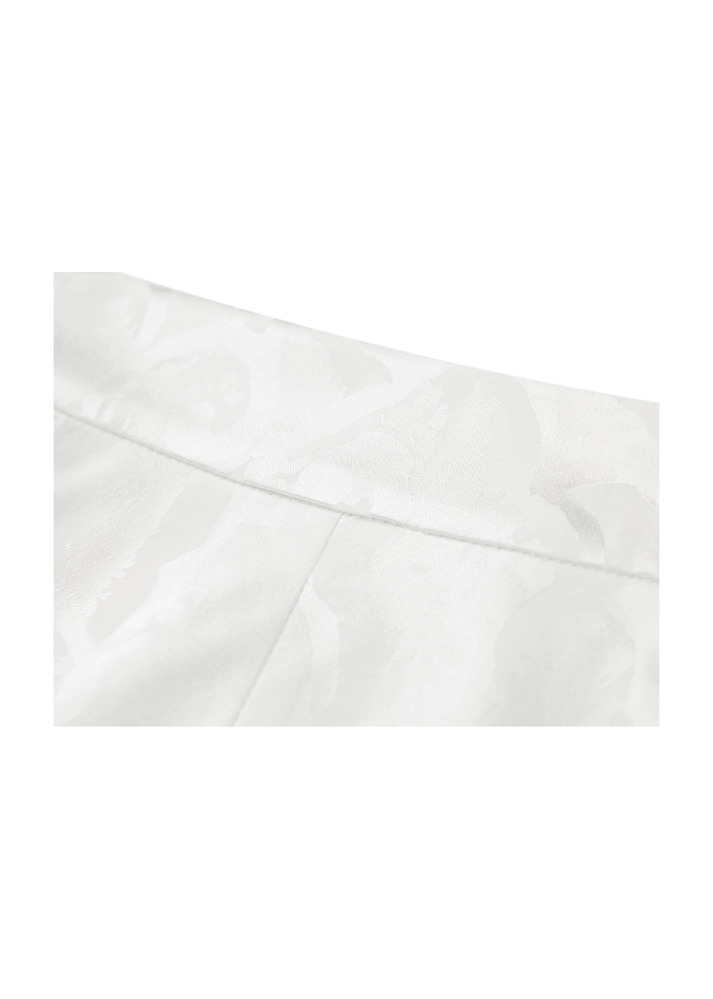 Jacquard Midi Skirt | White