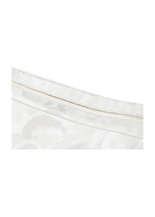 Jacquard Midi Skirt | White
