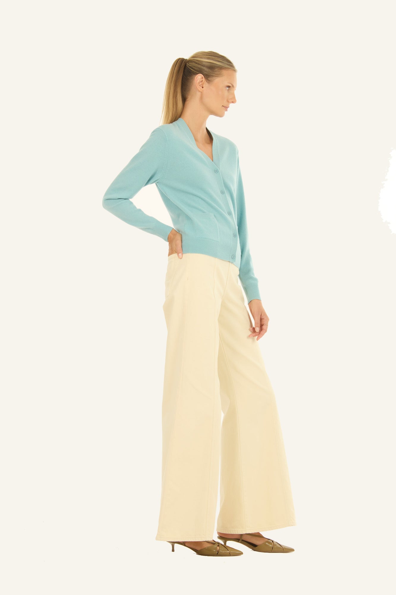 Jacqueline Cardigan | Columbia Blue