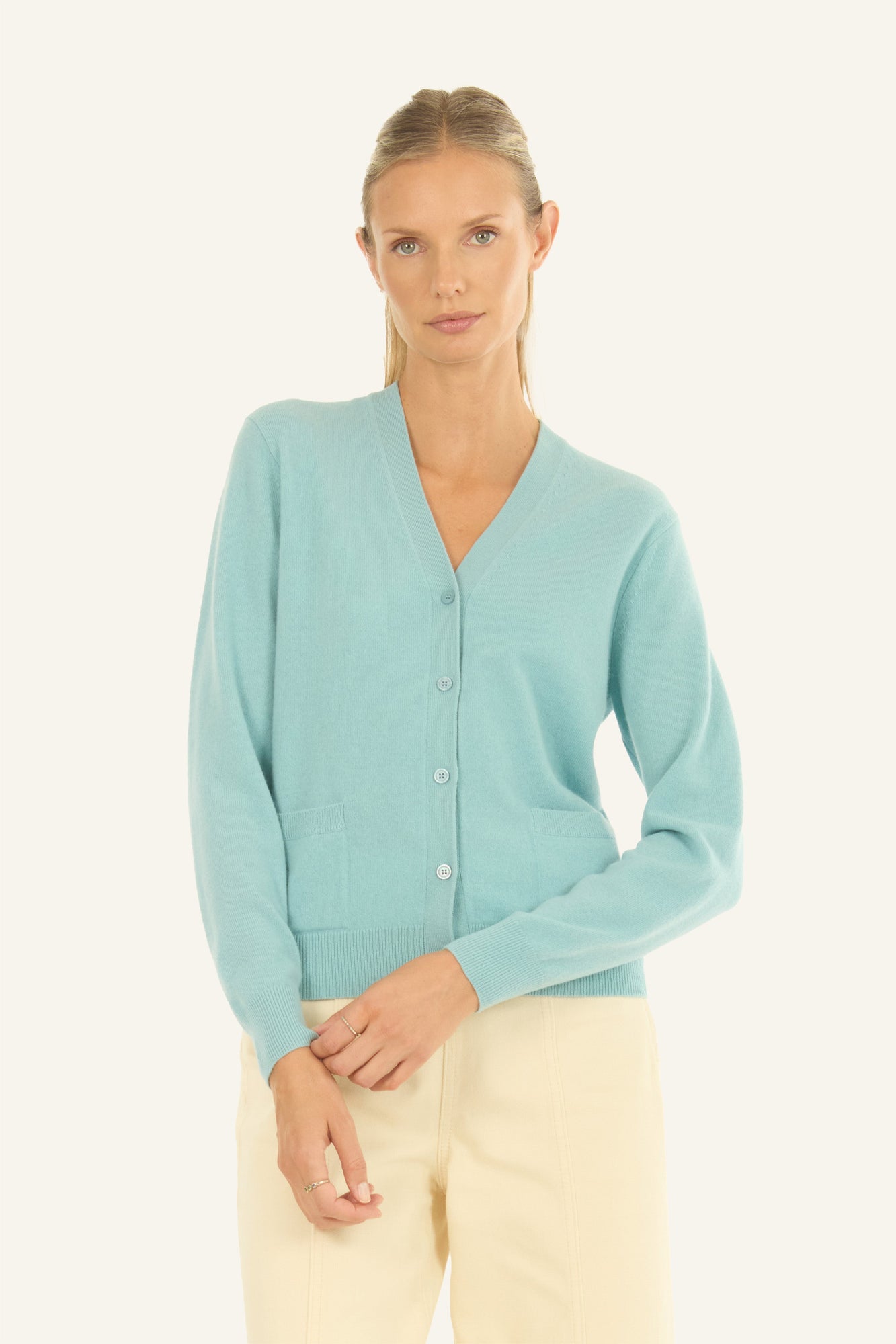Jacqueline Cardigan | Columbia Blue