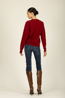 Jacqueline Cardigan | Crimson Red