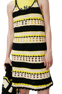 Crochet Slip Dress | Golden Kiwi