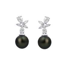 Womens | Drop Earrings | 14K White Gold | 2 CTW Pear Cut Lab Grown Diamond | F-VS
