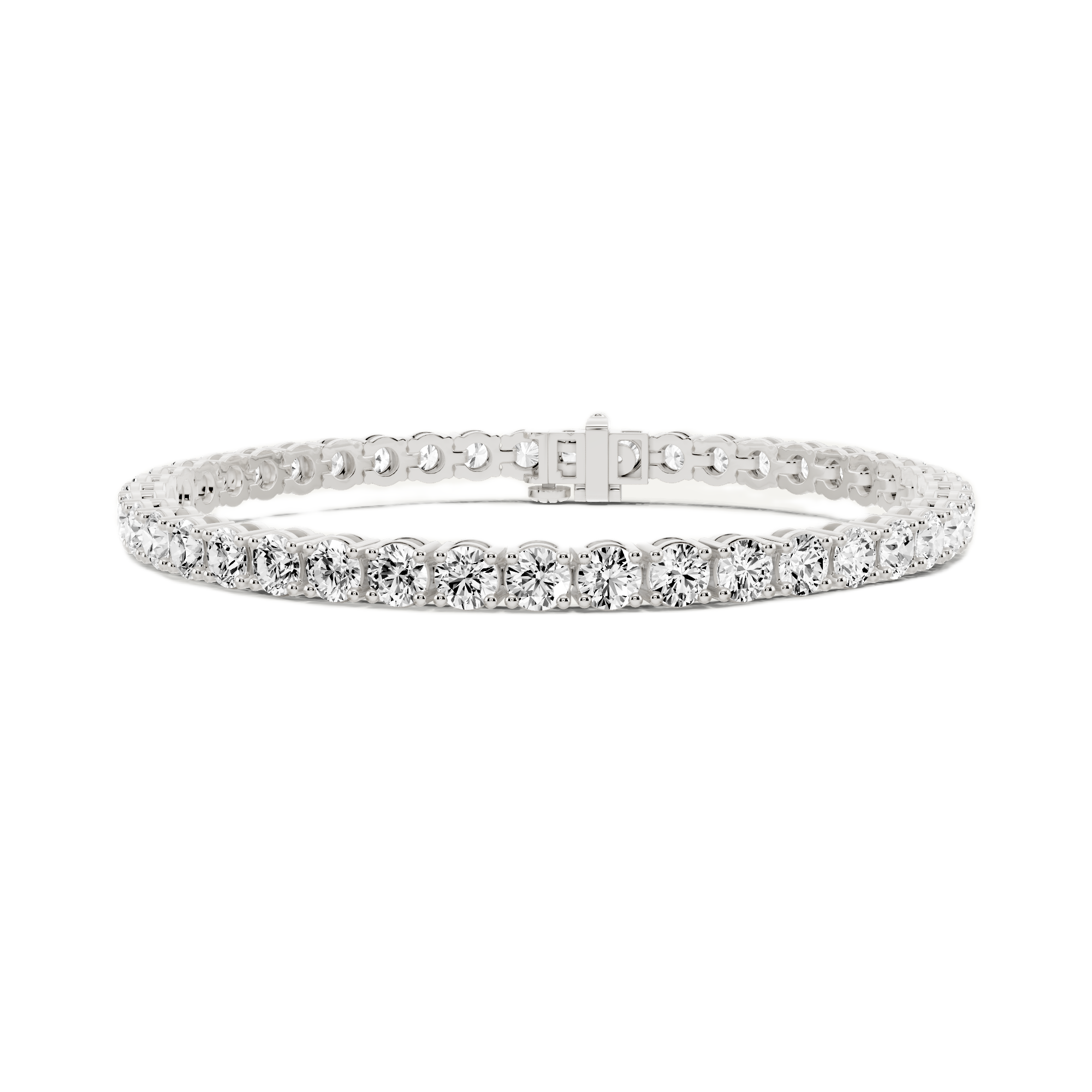 Womens | Tennis Bracelet - I | Sterling Silver | 8 CTW Round Cut Lab Grown Diamond | G-SI