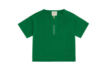 Organic Cotton Knit Relaxed Shirt | Beech Tree Green