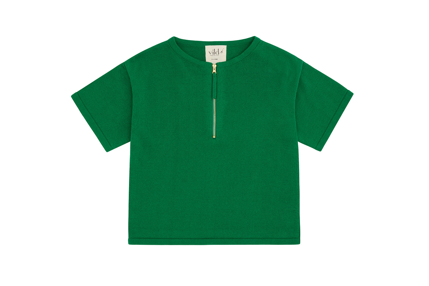 Organic Cotton Knit Relaxed Shirt | Beech Tree Green