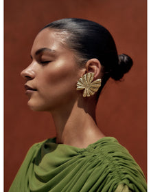 Kaya Earrings | Gold-Plated Brass