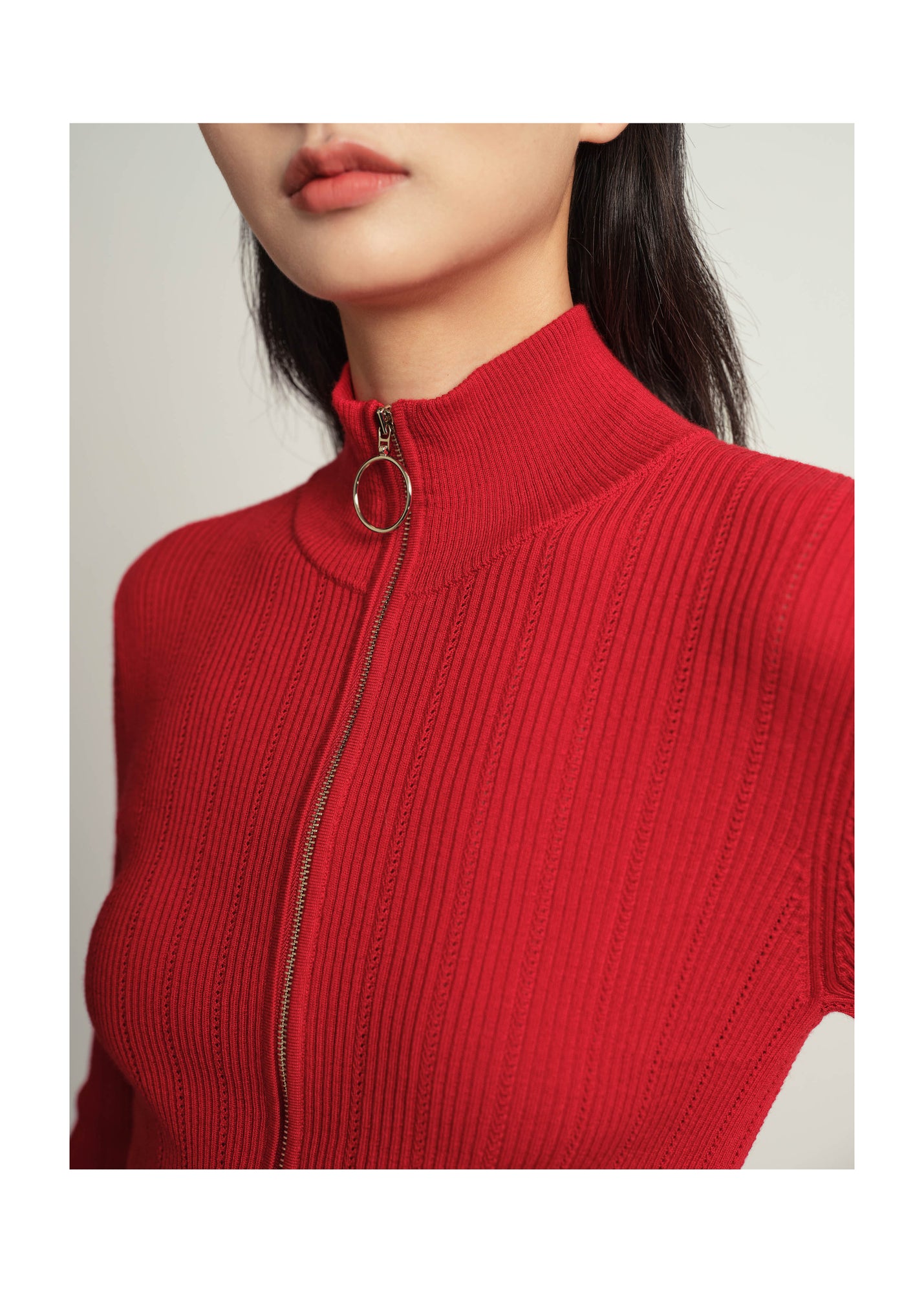 Knit Sweater | Red