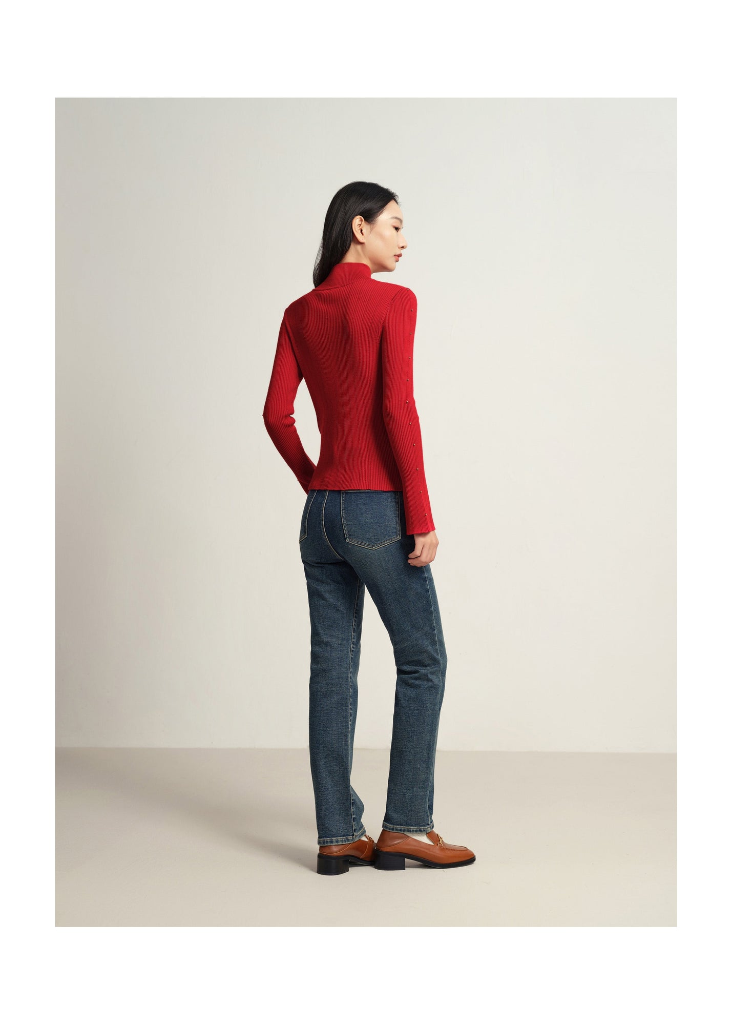 Knit Sweater | Red